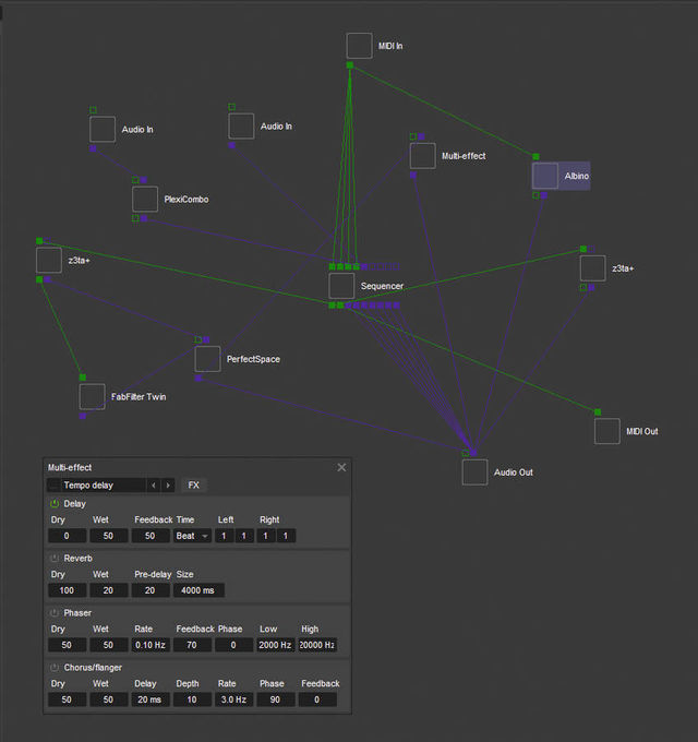 The Comps modular routing screen is still available.